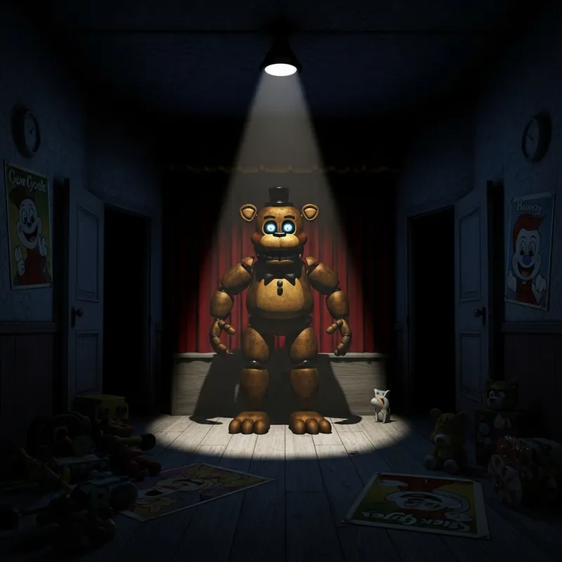 Five Nights at Freddys Wallpaper - Eerie Animatronic Bear