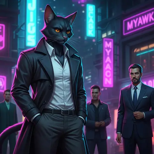 Myawk: The Cyberpunk Cat Hero Rising