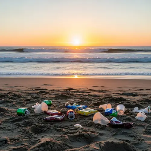 Drunken Revelry Leaves Beach Littered with Trash