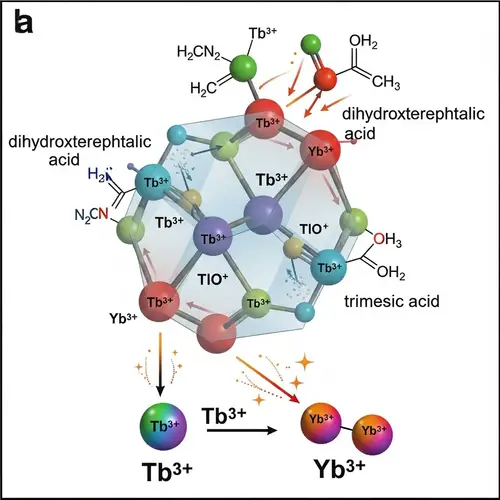 Aesthetic Crystal Structure of Metal Organic Framework (MOF)