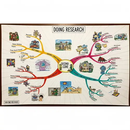 Create a Vibrant Mind Map for Research Insights | Engaging Visual Summary