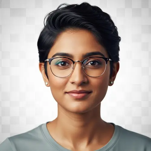 Professional South Asian Female Developer Portrait