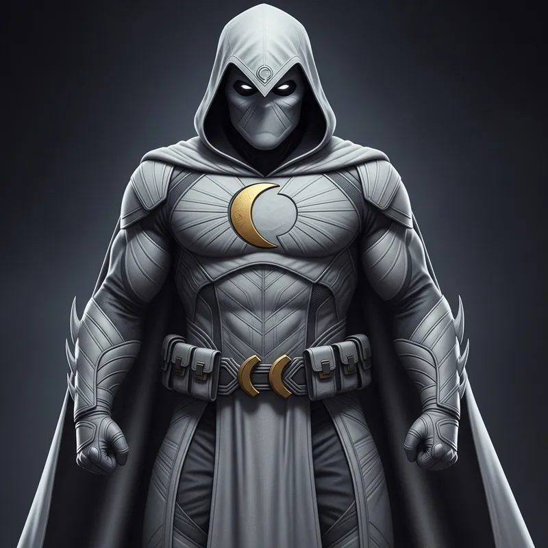 Realistic Moon Knight Costume Inspired Look Realistic Moon Knight Costume Inspired Look