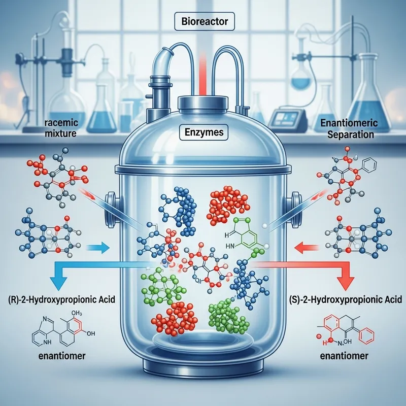 Enzymatic Resolution for 2-Hydroxypropionic Acid - Resolution