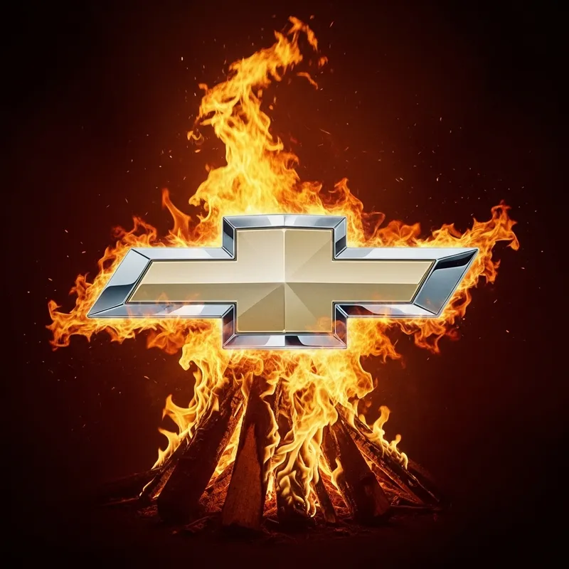 Chevrolet Logo Flames - A Symbol of Resilient Energy