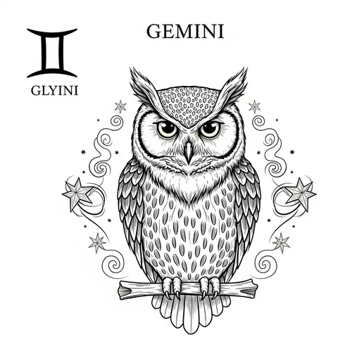 Wise and Curious Owl: Gemini's Intelligence and Adaptability
