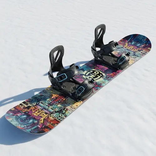 Intricate Snowboard Design for Modern Riders