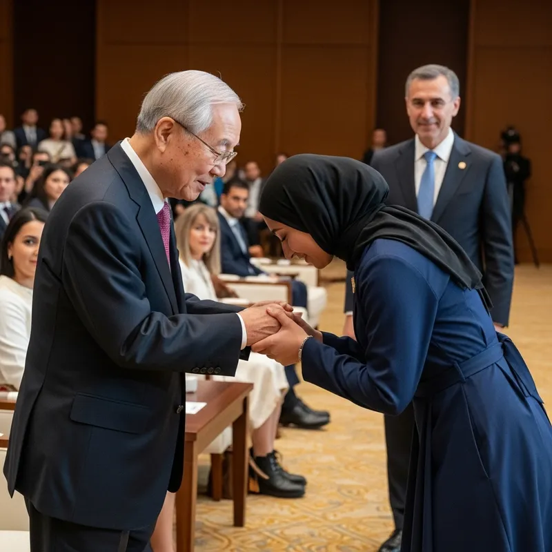 Respectful Bowing Etiquette for Different Ranks and Ages