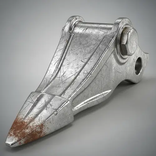 3D Excavator Tooth Rendering
