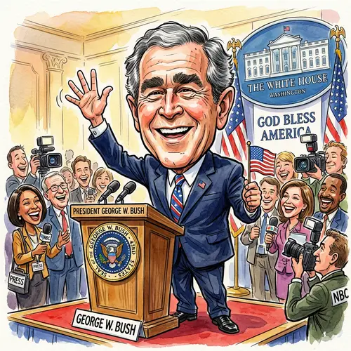 George W. Bush Caricature Art