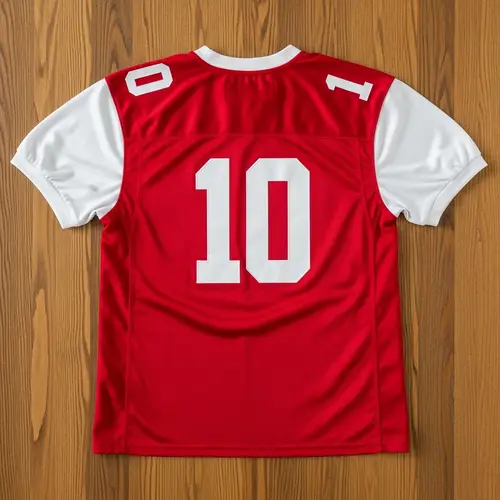 Arsenal Shirt - Classic Red and White Jersey