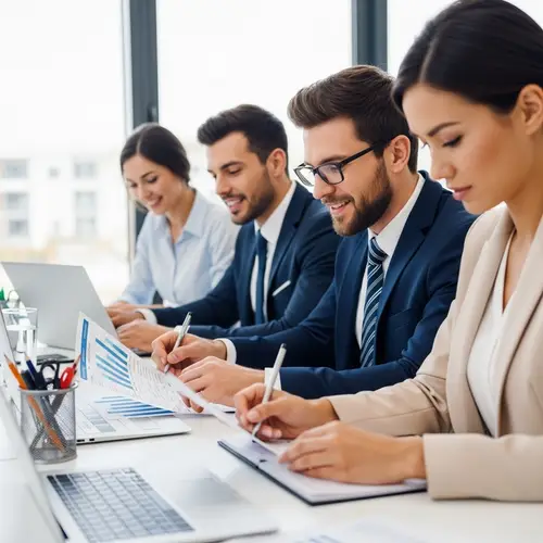 European Sales Team Analyzing Monthly Outcomes | Key Performance Indicators