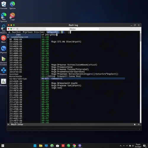 Coding Workspace Visualized: Bash Log in Terminal