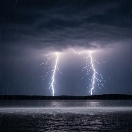 Breathtaking Rain and Thunder Landscape | Mesmerizing Scene