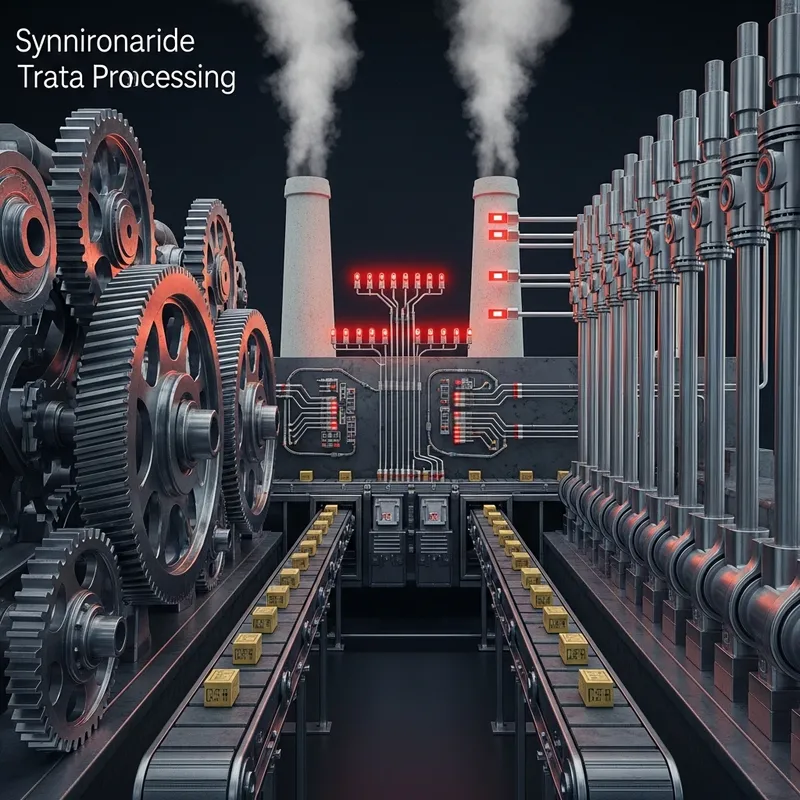 Kinetic Machine Processes Displayed