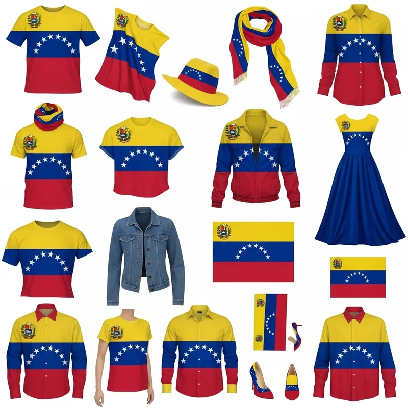 Venezuelan Flag Inspired Clothing for National Pride