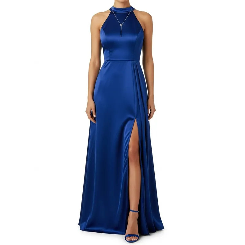 Trendy Graduation Dress in Royal Blue Elegance Trendy Graduation Dress in Royal Blue Elegance