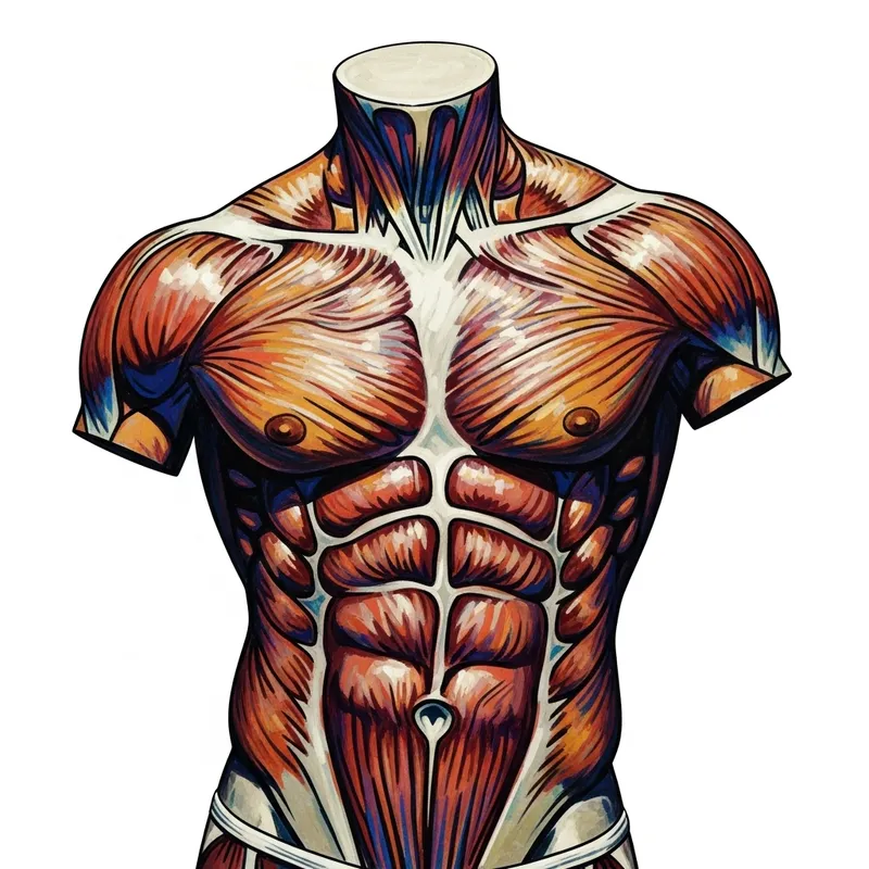 Dynamic Male Torso Digital Art - Muscular Showcase Dynamic Male Torso Digital Art - Muscular Showcase