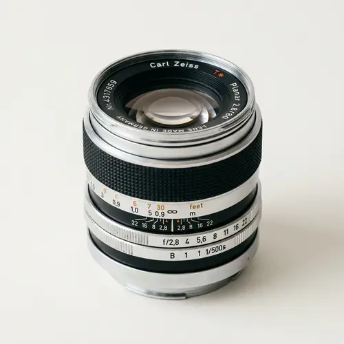 Vintage Carl Zeiss Planar Medium Format Lens