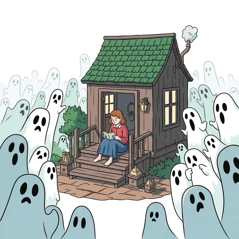 Tranquil Amidst the Ghostly Presence | Website Name