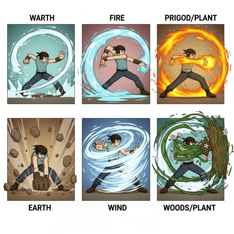 Elemental Fighting Moves Inspired by Avatar
