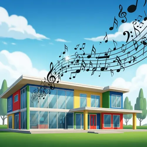 Colorful Music House Playlist Cover Design