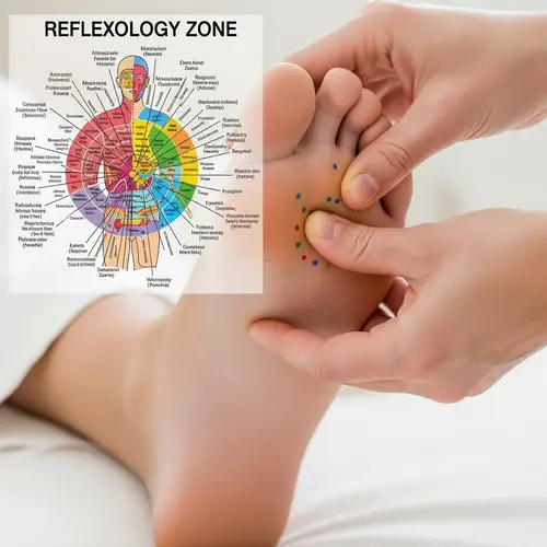 Illustrated Plantar Reflexology Guide for Holistic Healing