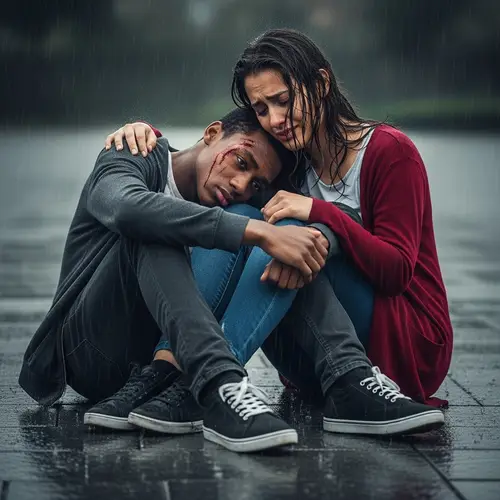 Heartfelt Struggles of Love in the Rain