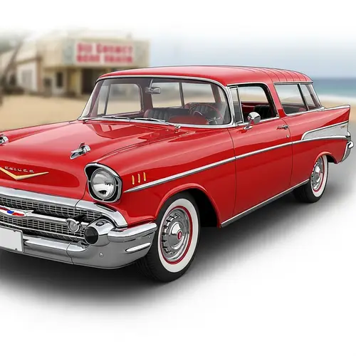 Stunning 1957 Chevy Nomad: Vintage Elegance