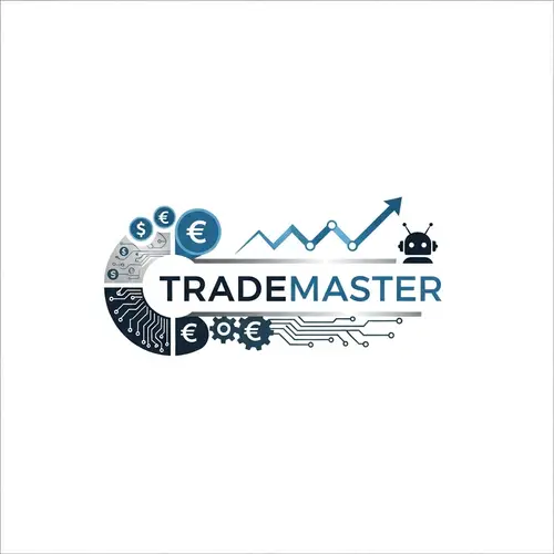 TradeMaster Logo Design for Financial Trading Bot
