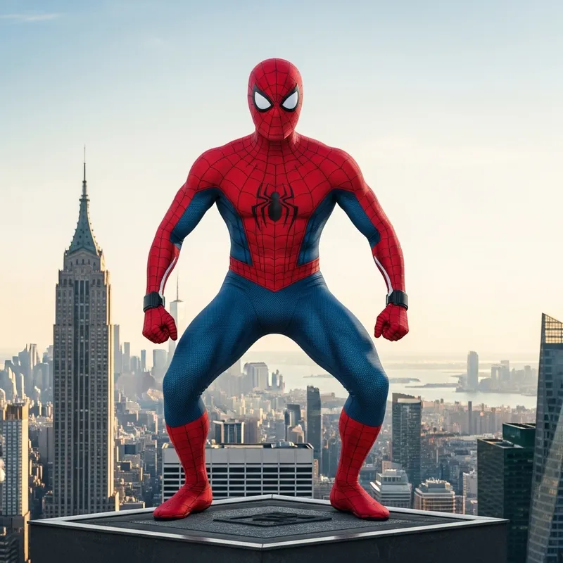 Muscular Spider-Man | Urban Web-Slinger Marvel