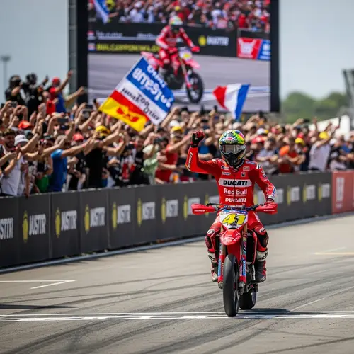 Motocross Racer Wins 9th World Championship on Red Ducati - Race Triumph