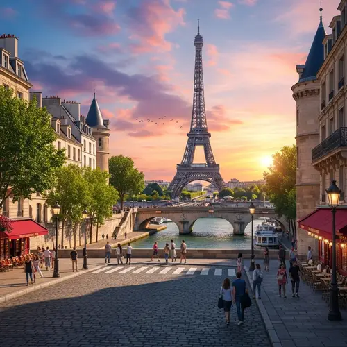 Experience the Romance of Paris at Sunset