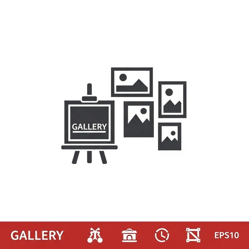 HTML Gallery Icon: Simple & Neutral Design HTML Gallery Icon: Simple & Neutral Design