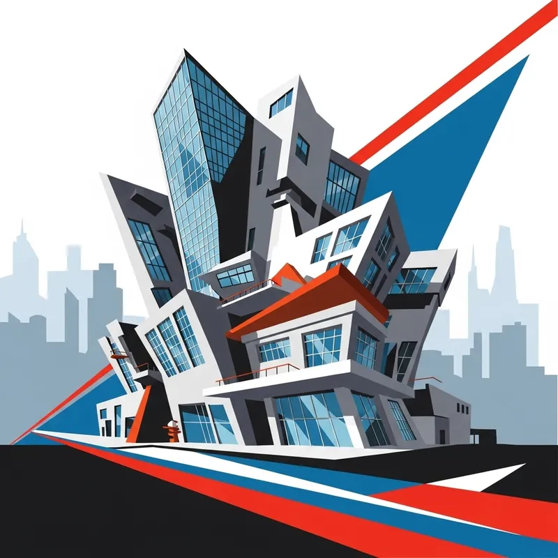 Deconstructivism Architectural Style Artistic Composition