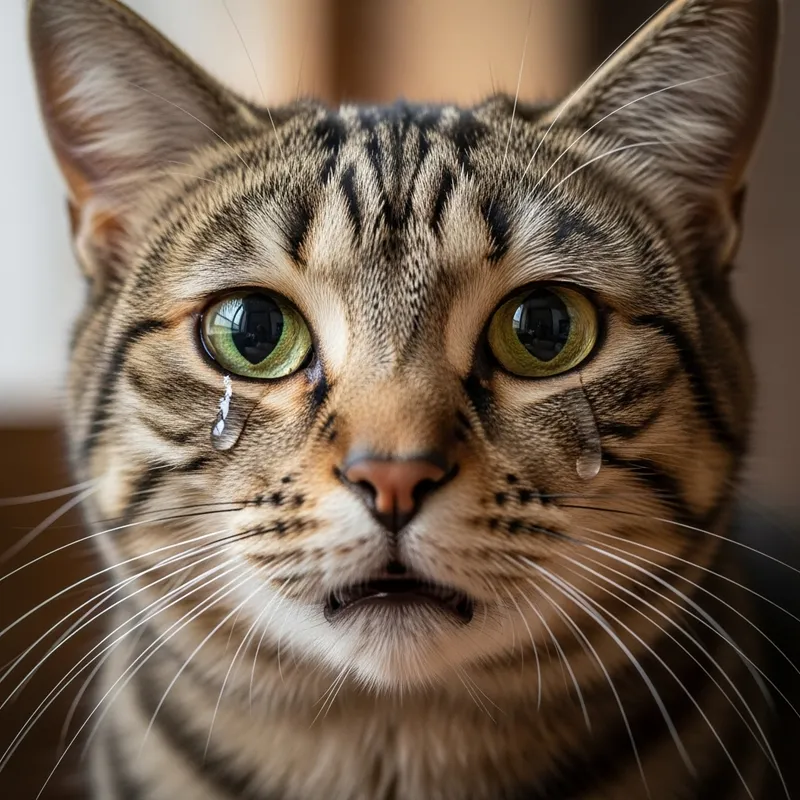 Crying Cat - Symbol of Sadness | Website Name