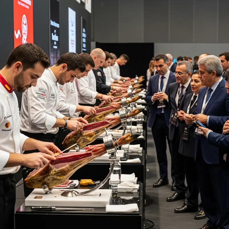 Spain Ham Carving Championship: Traditional Iberico Delight Spain Ham Carving Championship: Traditional Iberico Delight