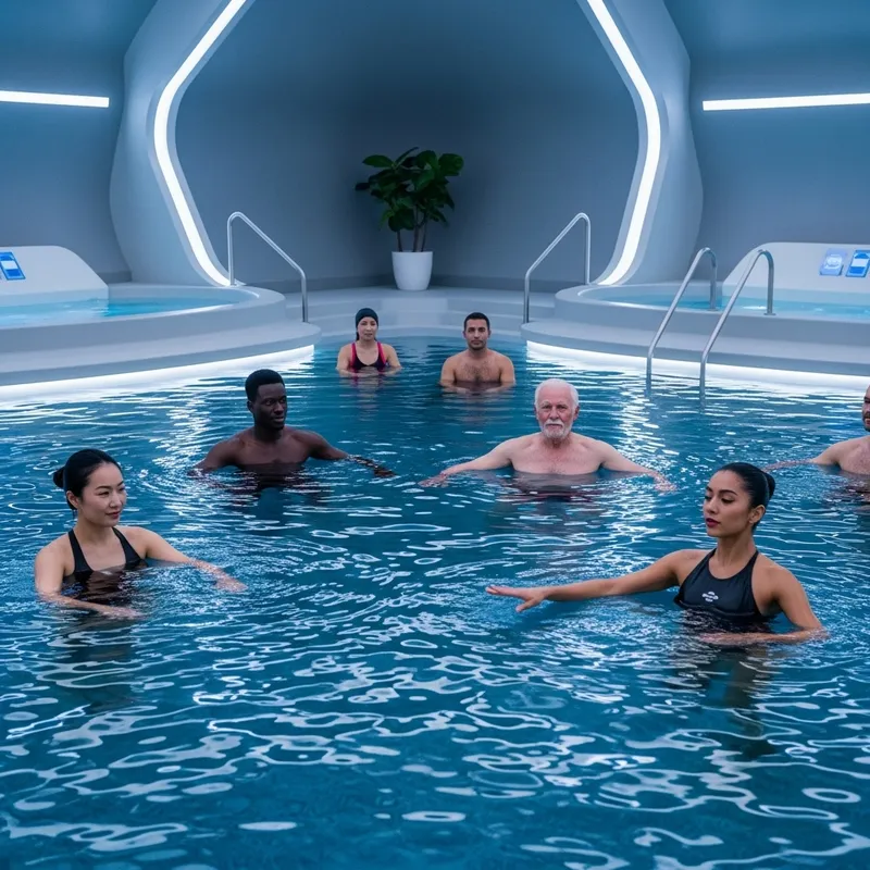 Futurist Spa: Water Exercises for All Ages