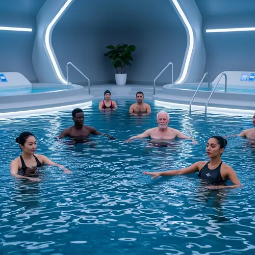 Futurist Spa: Water Exercises for All Ages