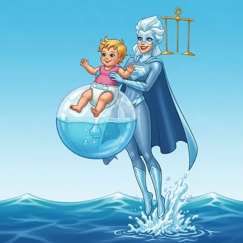 Elsa Superhero Saves Toddler Girl Floating on Ocean