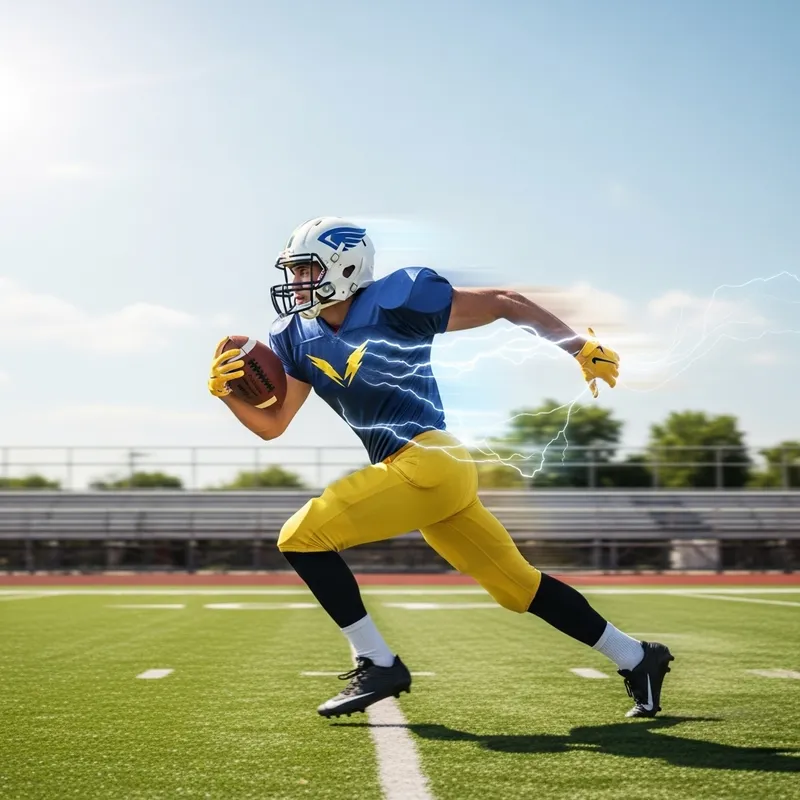 Football Player with Super Speed and Secret Identity