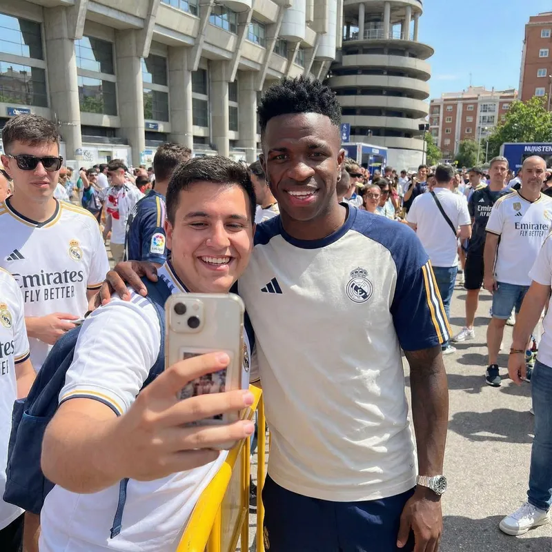 Photo with Vinícius Júnior: A Memorable Moment