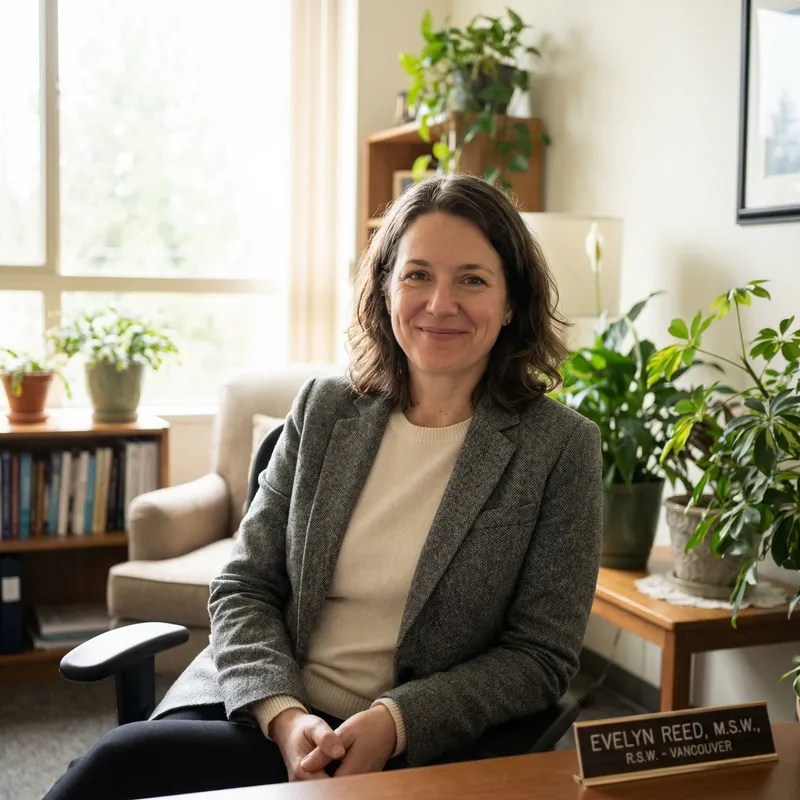 Warm Canadian Therapist Headshot