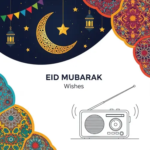 Eid Mubarak Wishes: Motorola Greeting Card Design