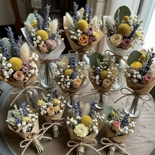 Mini Bouquets of Dried Flowers - Shop Now