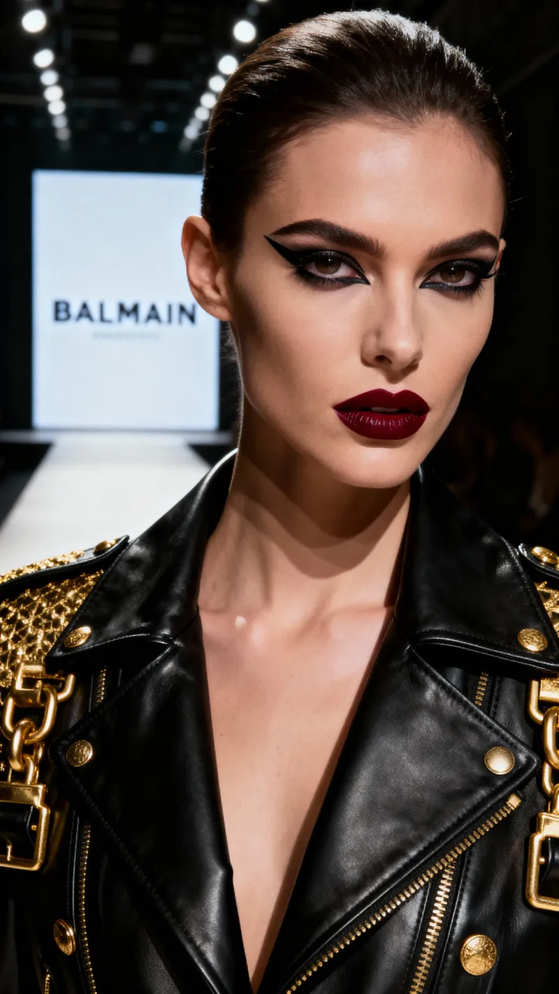 Balmain Fashion Model Showcase - Editorial Highlights