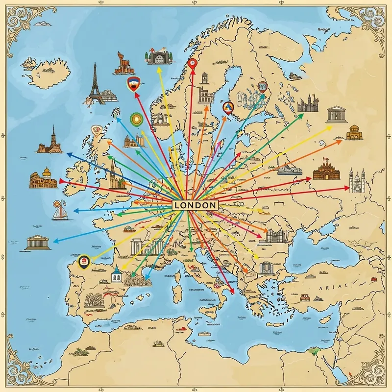Explore Europe: Top 20 Destinations from London