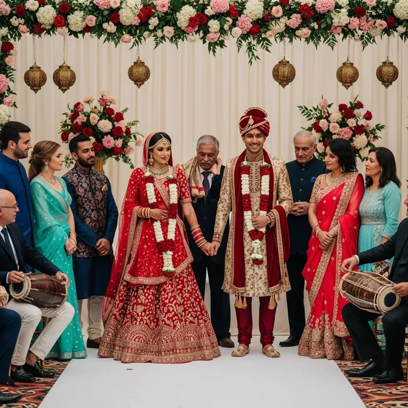 Vibrant Indian Wedding Scene | Cultural Celebrations Captured
