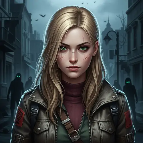 Survivor: Post-Apocalyptic Blonde with Scars | Resident Evil Theme