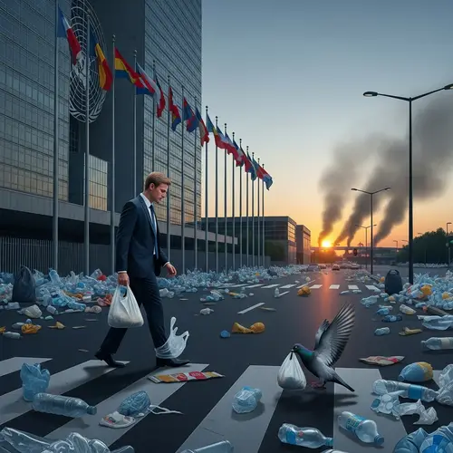 The Tragedy of Plastic Pollution in Urban Spaces